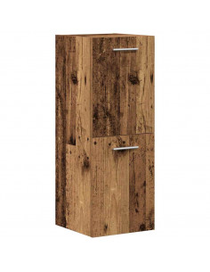 Set Mobili da Bagno 5 pz Legno Antico in Legno Multistrato