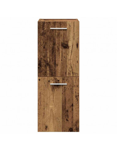 Set Mobili da Bagno 5 pz Legno Antico in Legno Multistrato