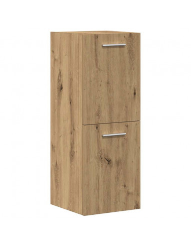 Set Mobili da Bagno 5 pz Rovere Artigianale Legno Multistrato