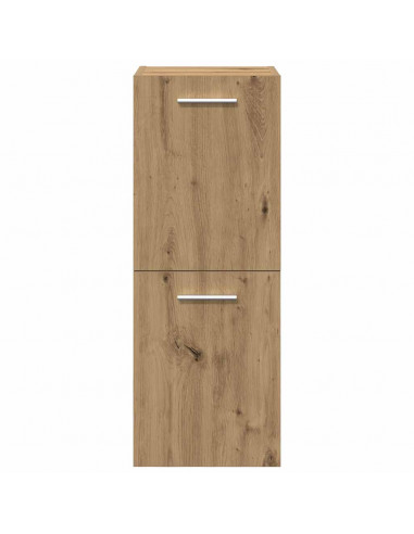 Set Mobili da Bagno 5 pz Rovere Artigianale Legno Multistrato
