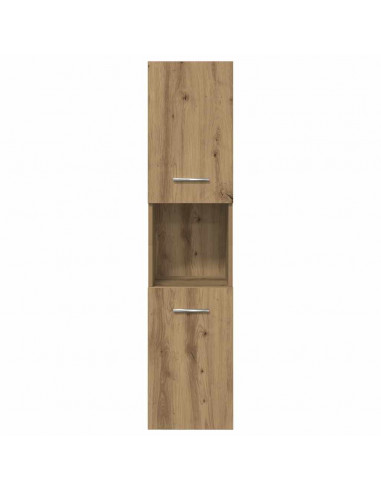 Set Mobili da Bagno 5 pz Rovere Artigianale Legno Multistrato