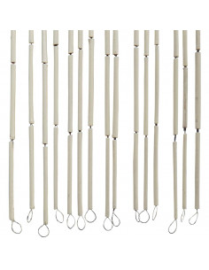 Tenda Antimosche per Porte Stampa Bambù 90x220 cm Bambù