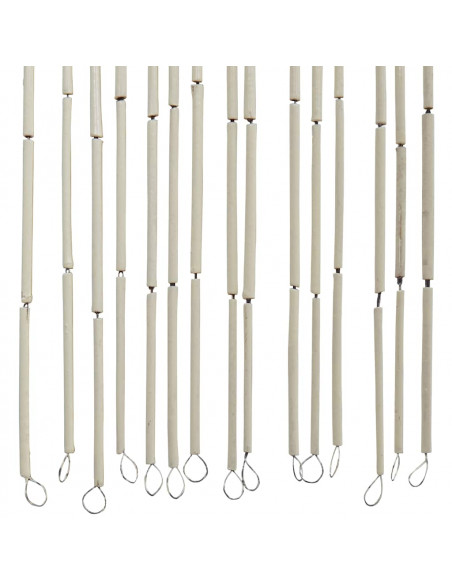 Tenda Antimosche per Porte Stampa Bambù 90x220 cm Bambù