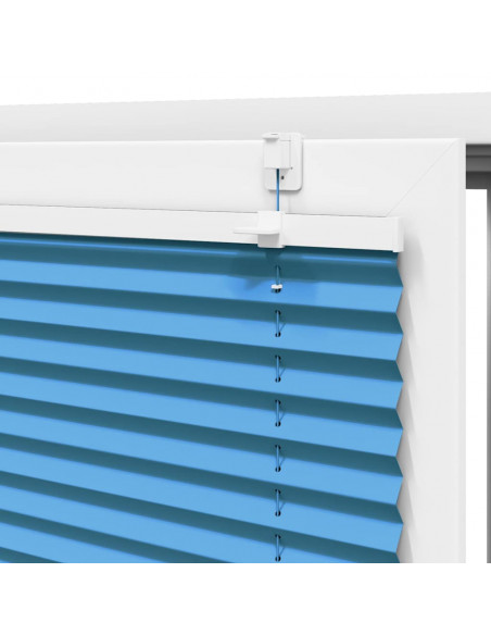 Tenda Plissettata Blu 40x150 cm Larghezza Tessuto 39,4 cm