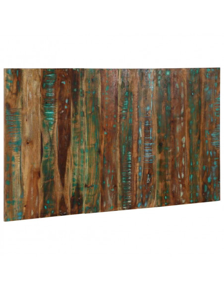 Testiera Multicolore 140 cm in Legno Massello Recupero