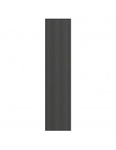 Zerbino a Strisce Nere e Grigie 115x500 cm 2