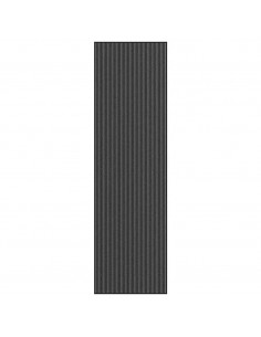 Zerbino a Strisce Nere e Grigie 115x400 cm 2