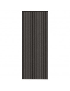 Zerbino a Strisce Nere e Grigie 115x300 cm 2