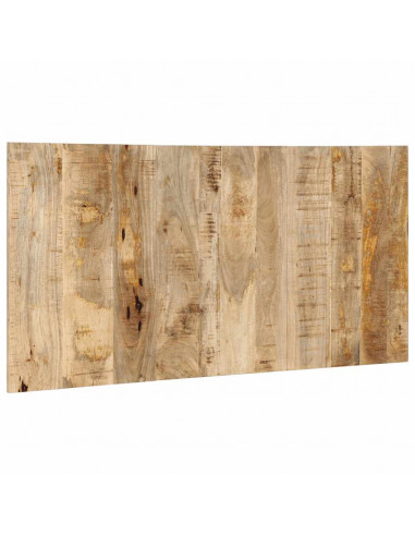 Testiera 160 cm in Legno Massello di Mango Grezzo