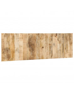 Testiera 160 cm in Legno Massello di Mango Grezzo 2