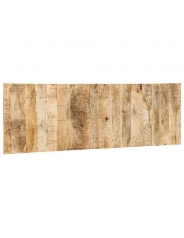 Testiera 160 cm in Legno Massello di Mango Grezzo