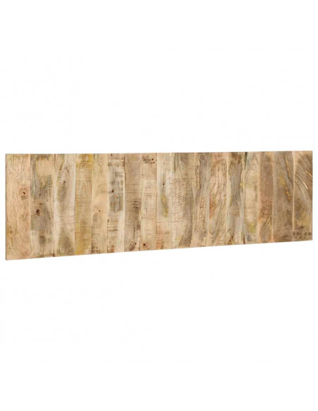 Testiera 180 cm in Legno Massello di Mango Grezzo