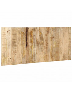 Testiera 180 cm in Legno Massello di Mango Grezzo 2