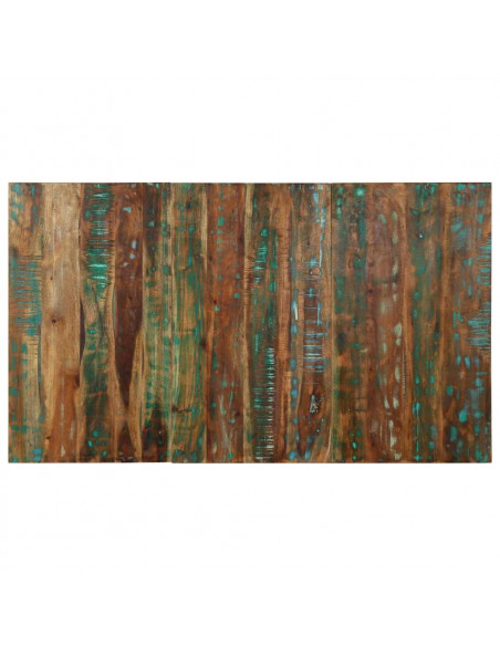 Testiera Multicolore 140 cm in Legno Massello Recupero