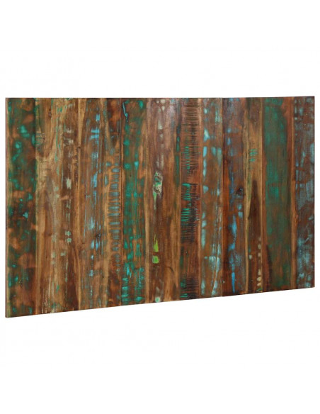 Testiera Multicolore 140 cm in Legno Massello Recupero