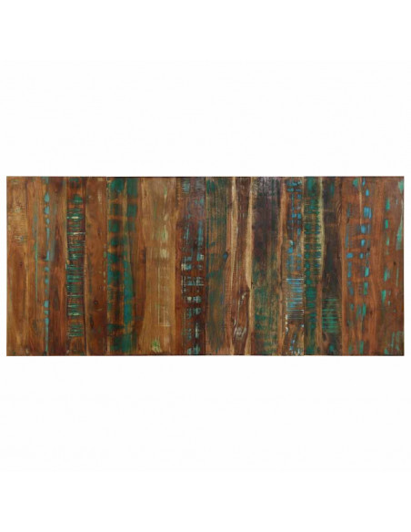 Testiera Multicolore 180 cm in Legno Massello Recupero
