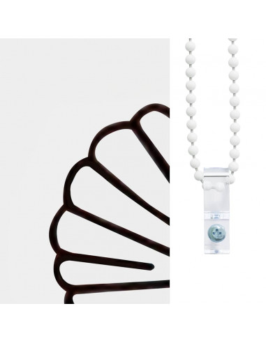 Tenda a Rullo Doccia 110x240 cm Larghezza Tessuto 106 cm