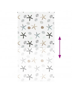 Tenda a Rullo Doccia 120x240 cm Larghezza Tessuto 116 cm 2