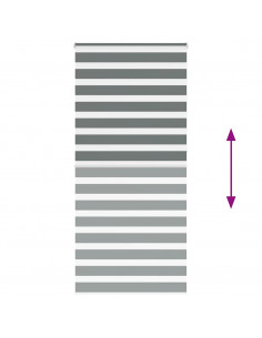 Tenda a Rullo Zebra Larghezza Tessuto 100,9 cm Poliestere 2