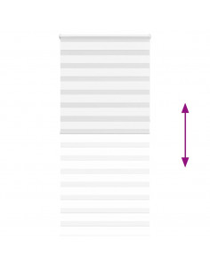 Tenda a Rullo Zebra Larghezza Tessuto 100,9 cm Poliestere 2