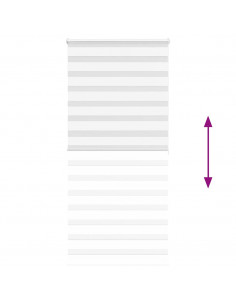 Tenda a Rullo Zebra Larghezza Tessuto 100,9 cm Poliestere 2