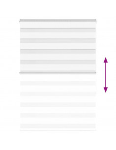 Tenda a Rullo Zebra Larghezza Tessuto 105,9 cm Poliestere 2