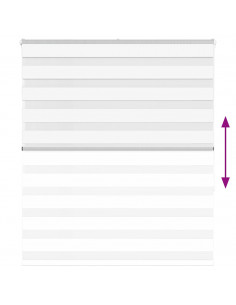 Tenda a Rullo Zebra Larghezza Tessuto 120,9 cm Poliestere 2