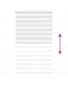 Tenda a Rullo Zebra Larghezza Tessuto 130,9 cm Poliestere 2