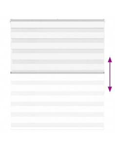 Tenda a Rullo Zebra Larghezza Tessuto 130,9 cm Poliestere 2