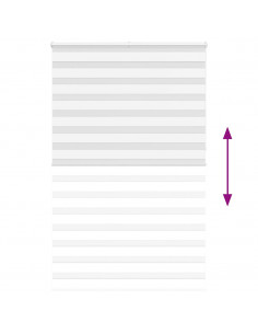 Tenda a Rullo Zebra Larghezza Tessuto 135,9 cm Poliestere 2