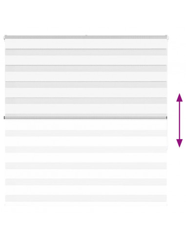 Tenda a Rullo Zebra Larghezza Tessuto 135,9 cm Poliestere