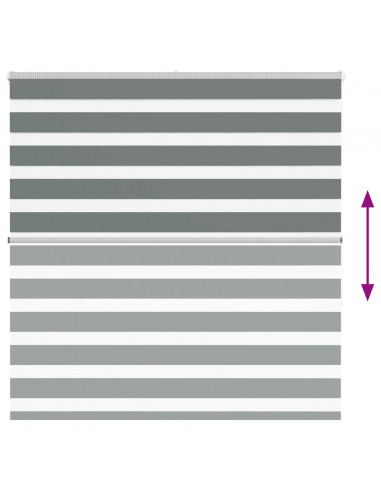 Tenda a Rullo Zebra Larghezza Tessuto 140,9 cm Poliestere