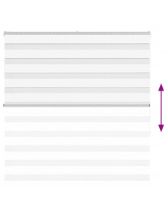 Tenda a Rullo Zebra Larghezza Tessuto 145,9 cm Poliestere 2