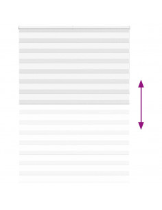 Tenda a Rullo Zebra Larghezza Tessuto 150,9 cm Poliestere 2