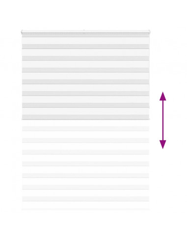 Tenda a Rullo Zebra Larghezza Tessuto 150,9 cm Poliestere