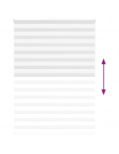 Tenda a Rullo Zebra Larghezza Tessuto 160,9 cm Poliestere 2