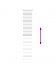 Tenda a Rullo Zebra Larghezza Tessuto 35,9 cm Poliestere 2