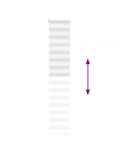 Tenda a Rullo Zebra Larghezza Tessuto 35,9 cm Poliestere