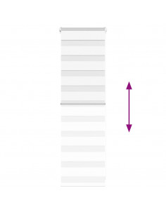 Tenda a Rullo Zebra Larghezza Tessuto 35,9 cm Poliestere 2