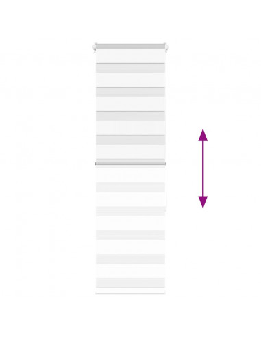 Tenda a Rullo Zebra Larghezza Tessuto 35,9 cm Poliestere