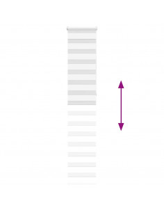 Tenda a Rullo Zebra Larghezza Tessuto 40,9 cm Poliestere 2