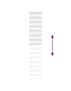 Tenda a Rullo Zebra Larghezza Tessuto 40,9 cm Poliestere 2