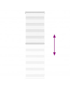 Tenda a Rullo Zebra Larghezza Tessuto 40,9 cm Poliestere 2