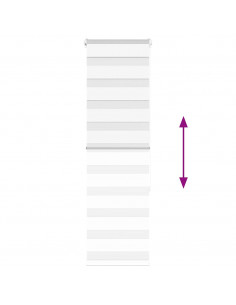 Tenda a Rullo Zebra Larghezza Tessuto 45,9 cm Poliestere 2