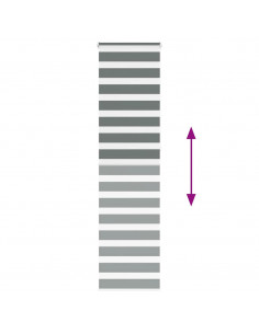 Tenda a Rullo Zebra Larghezza Tessuto 55,9 cm Poliestere 2