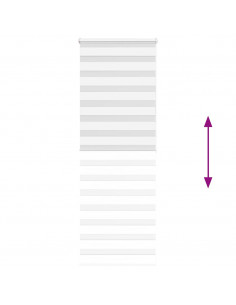 Tenda a Rullo Zebra Larghezza Tessuto 75,9 cm Poliestere 2