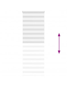 Tenda a Rullo Zebra Larghezza Tessuto 80,9 cm Poliestere 2