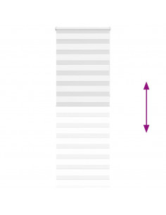 Tenda a Rullo Zebra Larghezza Tessuto 85,9 cm Poliestere 2