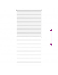 Tenda a Rullo Zebra Larghezza Tessuto 90,9 cm Poliestere 2