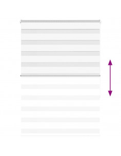 Tenda a Rullo Zebra Larghezza Tessuto 90,9 cm Poliestere 2